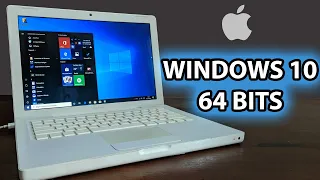 RESSUSCITEI UM MACBOOK WHITE 2008 (A1181) COM WINDOWS 10 64 BITS