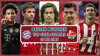 BAYERN MUNICH Top Goal Scorers of All Time (GOWL FOOTBALL) Bundesliga Germany