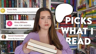 My Patreons PICK WHAT I READ!! 📚 year of recs ep3