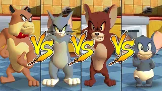 Tom and Jerry in War of the Whiskers Nibbles Vs Tom Vs Monster Jerry Vs Spike (Master Difficulty)