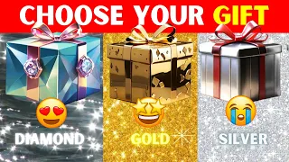 Choose Your Gift !🎁 Diamond💎, Gold💛 or Silver🤍