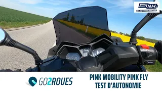 Test d'autonomie réelle Maxiscooter Electrique - Pink Mobility Pink Fly