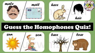 Lilquizwhiz Fun English quiz [Homophones]