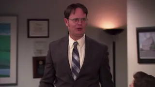 Every time Dwight calls Jim an idiot