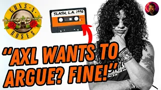 How Slash REALLY felt about Axl in 1996 (Guns N' Roses interview)