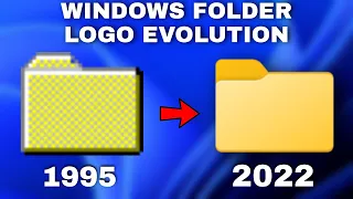 Windows Folder Icon Evolution | Windows Icon Evolution | Windows Logo Evolution | Factonian