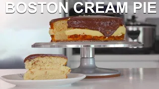 Boston Cream Pie | Pour Choices Kitchen