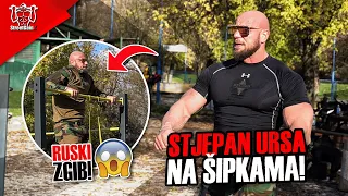 STREET WORKOUT trening sa STJEPANOM URSOM! *Naučili ga RUSKI ZGIB?*