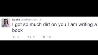 Dasha & Cyr / Edwin & Mina Drama Continues on Twitter - The Blargh Report