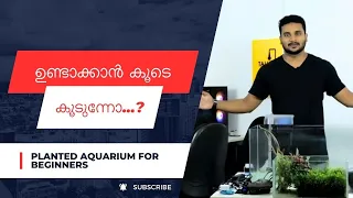 Aquarium planted tank for beginners | low cost | instant planted tank | malayalam | j talks