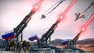 There is nothing left! Russia's Latest Laser Weapon Destroys 350 American Fighter Jets - ARMA 3