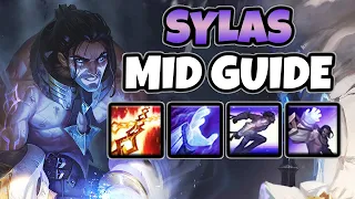 BEST SYLAS MID GUIDE FOR SEASON 13!! (RUNES, BUILDS, TIPS, TRICKS)