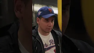Sketching a random dude on NYC train! *happy*