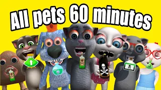 All Pets 60 Min | Talking Juan Maria Pablo Joe Tom Angela Peu RTX Juan 2 Pablo 2