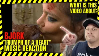 WELL THAT WAS DIFFERENT! - Bjork - " TRIUMPH OF A HEART " [ Reaction ] | UK REACTOR |