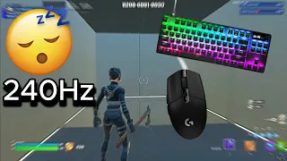 Steelseries Apex Pro TKL ASMR Chill🤩 Piece Control 1v1🏆Satisfying Keyboard Fortnite 240 FPS