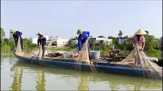 Mưu sinh lưới chụp 3 màng trên sông Cái Vừng - Sông Nước Cửu Long - Nguyễn Hùng