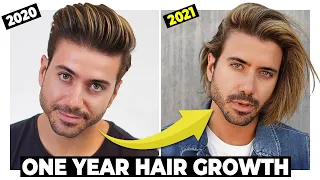 ONE YEAR HAIR GROWTH | Men’s Long Hairstyle
