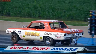 OLD SCHOOL RACE CARS AND VINTAGE FRONT ENGINE DRAGSTERS SOUNDS OF 1960s Out-A-Sight Drags