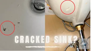 Cracked undermount sink, DIY replacement video