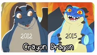 Crayon Dragon OLD and NEW