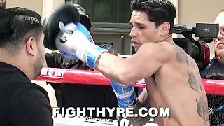 RYAN GARCIA FULL GERVONTA DAVIS "TAKE EVERYTHING" WORKOUT; SHOWS POWER & SPEED DAYS BEFORE SHOWDOWN