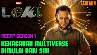 LOKI JADI BIANG MASALAH DI MULTIVERSE MARVEL ! LOKI RECAP SEASON 1