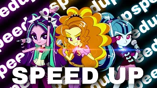 🎧Dazzlings - Battle of the bands - [SPEED UP] - [8D AUDIO EDITED]