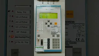 How to change the time setting of Siemens 7sj61 relay #electrical #siemens #electrician #relay