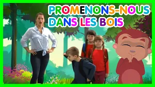 👼😍Promenons nous dans les bois - Les Amis de Boubi - Comptine  à gestes avec paroles (Karaoké)