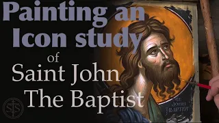 Orthodox Icon Painting step by step | Saint John the Baptist |
