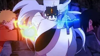 Naruto & Sasuke VS Momoshiki [AMV] | 🎵 Blame (Tim Gunter Remix) | First try on Filmora X | UwU