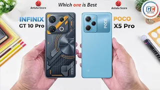 Infinix GT 10 Pro Vs Poco X5 Pro | Full Comparison ⚡ Which one is Batter