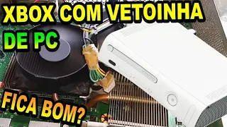 COMO LIGAR COOLER DE PC NO XBOX - TESTAMOS VÁRIOS HDS  USANDO FONTE DE COMPUTADOR