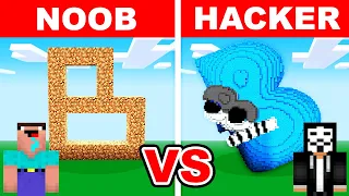 NOOB vs HACKER: I Cheated In a Alphabet Lore Build Challenge! (Letter B)