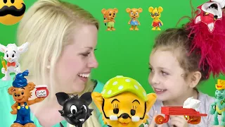 Bamse och hans Vänner Badar i Slime | Sofie och Melody Slimear ner| Slime Pulver