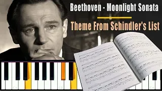 Beethoven Moonlight Sonata & Theme From Schindler's List