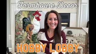 HOBBY LOBBY FARMHOUSE HAUL | Plus Valentine’s Day Decorations | Redecorating Our Home
