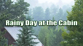 Rainy Day at the Cabin Ambience | ASMR
