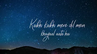Kabhi Kabhi Mere Dil Mein Cover by Vineet Dhingra | Hindi Lyrical Video | Mukesh | Amitabh Bachchan