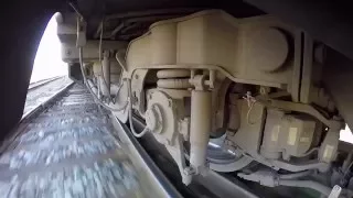 GoPro -Тележка Штадлерского поезда / Stadler EMU train bogie wheelcam