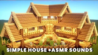 Minecraft Asmr Building | Minecraft ASMR no talking | Simple House Build