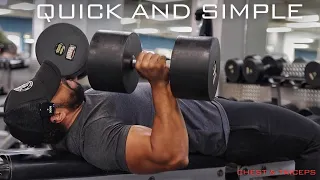 Try Out This Quick And Simple Chest And Triceps Workout