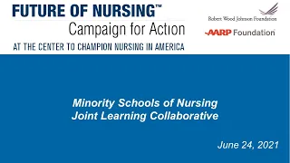 Mentoring Support Learning Collabortive: The Future of Nursing 2020-2030 Report