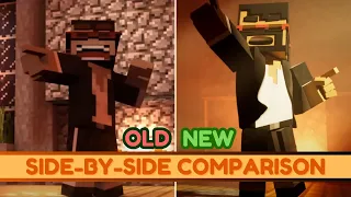 'Revenge' vs 'Revenge 2' (AUDIO & VIDEO) Comparison — CaptainSparklez Minecraft Parody