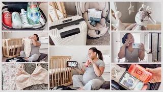 NEST WITH ME - WHATS IN MY HOSPITAL BAG | BABY NUMBER 3!