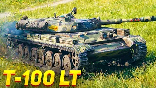 💀Epic Battle T-100 LT 1 vs 6 - 8 Kills | World of Tanks