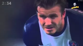 The last 5 minutes of David Beckham on the pitch   Emotional Moments