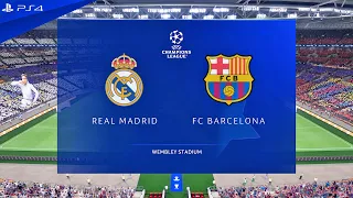 FC 24 PS4 Gameplay - Real Madrid vs Barcelona | Champions League Final 2023/24