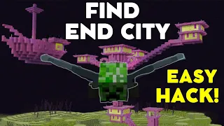 The SECRET to Finding End City EASILY!  (How to find End City in Minecraft ) | Bedrock & Java